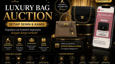 Ingin Punya Tas Branded dengan Harga Lebih Terjangkau? Coba Ikuti Luxury Bag Auction deGaiya Setiap Senin dan Kamis