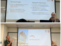 Inovasi Lean Construction di Salah Satu Proyek PTPP Jadi Referensi pada Forum Internasional IGLC34 Singapura
