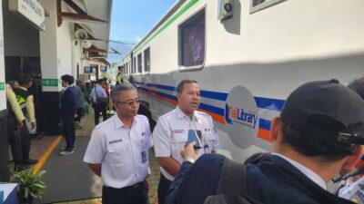 KAI Daop 2 Bandung Adakan Pengobatan Gratis Dengan Rail Clinic di Stasiun Bumiwaluya