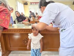 Pelindo Gelar Pemeriksaan Kesehatan Gratis bagi 100 Balita di Serangan