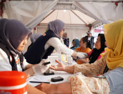 Semarak Merah Putih BRI Region 6 Hadirkan Pemeriksaan Kesehatan Gratis bagi Masyarakat Pasar Malaka Rorotan