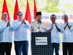 Prabowo Targetkan PLTS 100 GWp Tiga Tahun