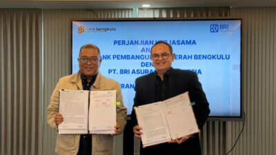 BRI Insurance dan Bank Bengkulu Perkuat Sinergi Strategis melalui Perlindungan Aset BPD Bengkulu