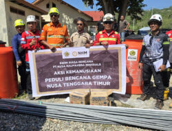 Menguatkan Semangat Kemanusiaan, NHM Menerjunkan Tim ERT Bantu Warga Terdampak Gempa M7,7 di Manggarai NTT