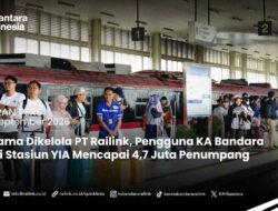 Selama dikelola PT Railink, Pengguna KA Bandara dari Stasiun YIA Mencapai 4,7 Juta Penumpang