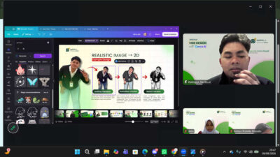 Telkom AI Center Malang Dukung Pengembangan Skill Digital melalui Vibe Design with Canva AI